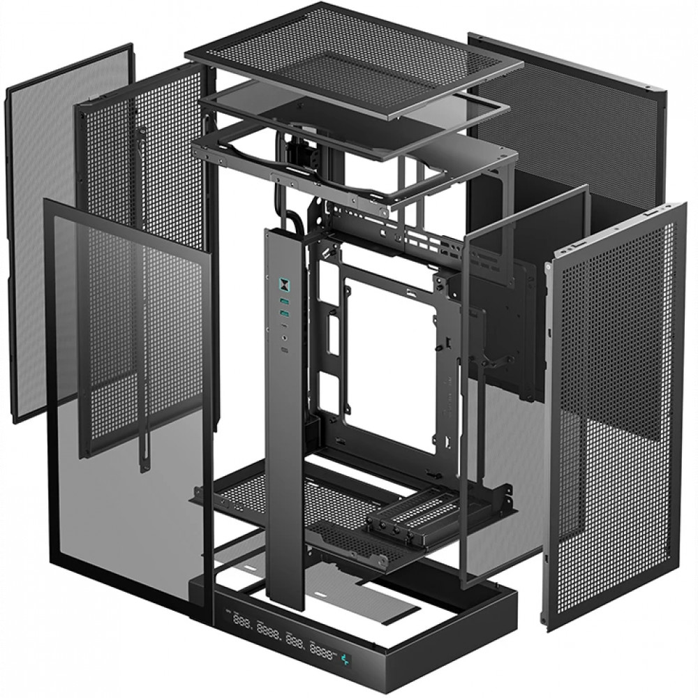 Корпус Deepcool CH270 Digital Black R-CH270-BKNDM0-G-1 Mini-Tower - миниатюра 5