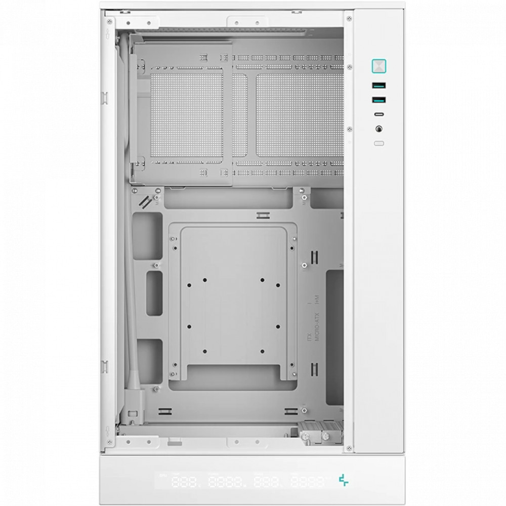 Корпус Deepcool CH270 Digital White R-CH270-WHNDM0-G-1 Mini-Tower - миниатюра 4