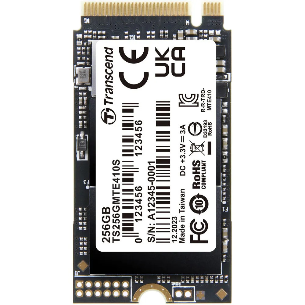 Жесткий диск Transcend TS256GMTE410S SSD (твердотельные), 256 ГБ, M.2, PCIe - миниатюра 2