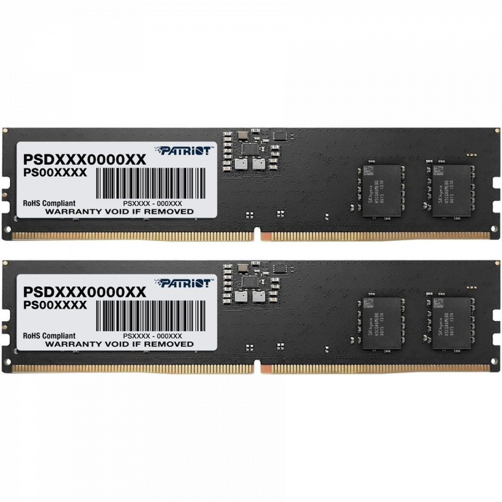 ОЗУ Patriot 2x16Gb PSD532G4800K DIMM, DDR5, 32 Гб (2 х 16 Гб), 4800 МГц — фото товара