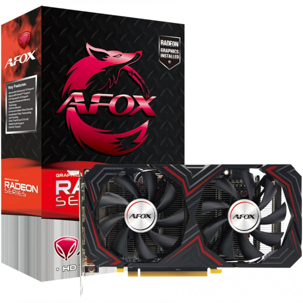 Видеокарта AFOX AMD Radeon RX 580 8GB AFRX580-8192D5H6-V2 8GB 8 ГБ - миниатюра 5