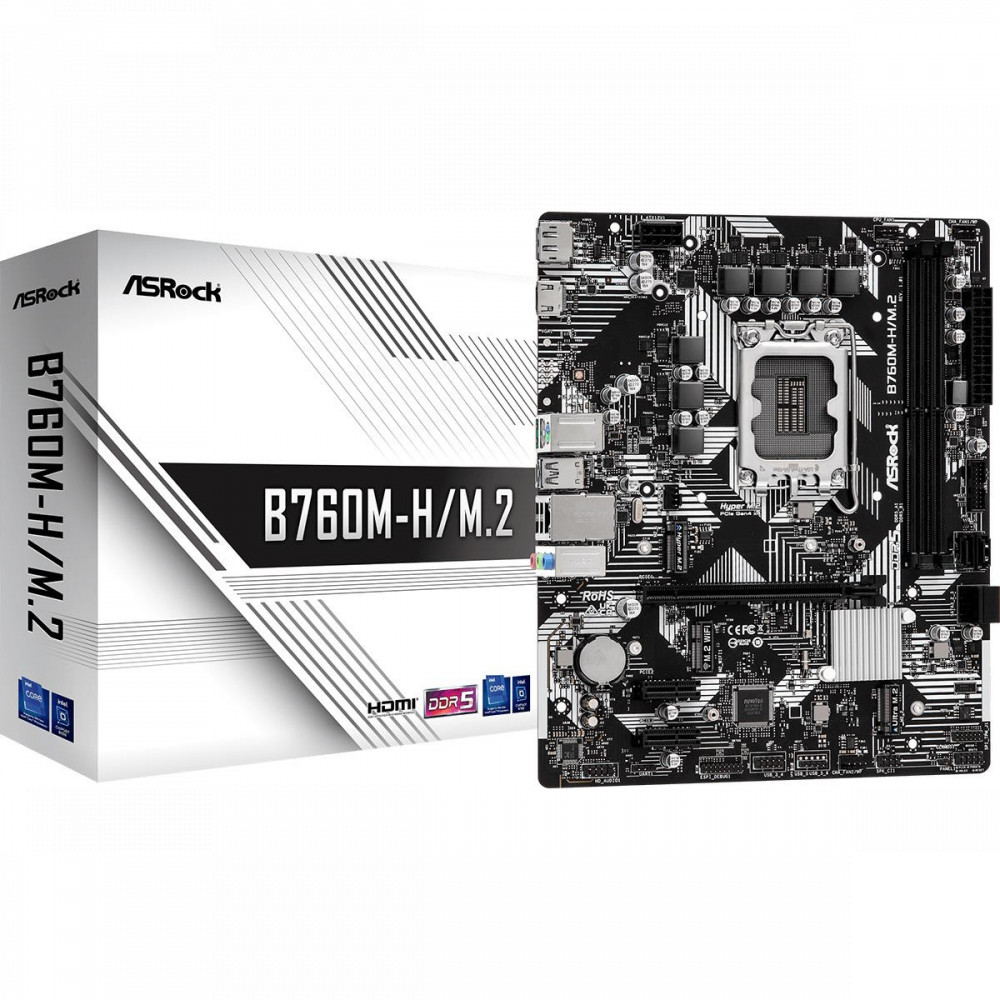 Материнская плата ASRock B760M-H2/M.2 Micro-ATX, LGA 1700 - миниатюра 5