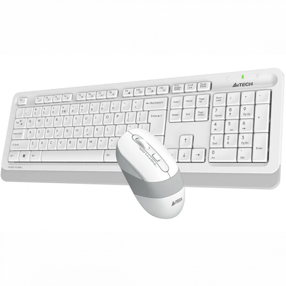 Клавиатура + мышь A4Tech Fstyler FG1010S White FG1010S-White Fstyler - миниатюра 3