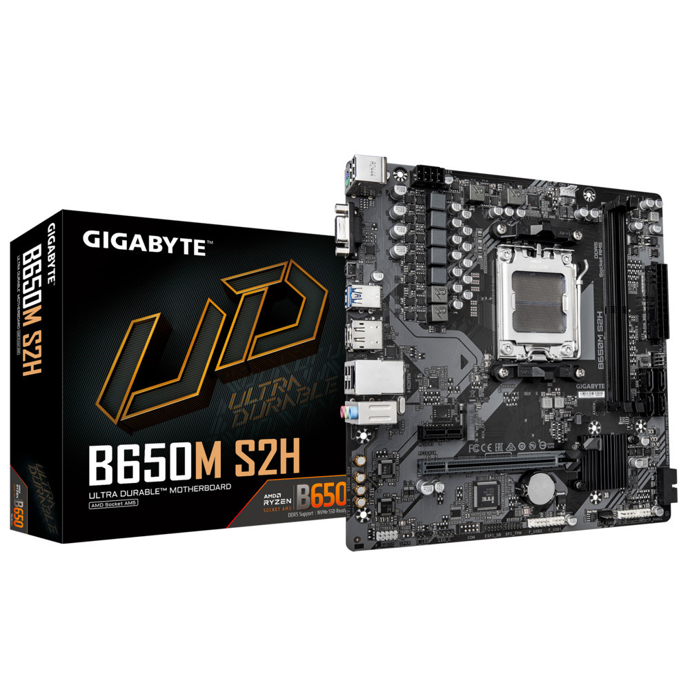 Материнская плата Gigabyte B650M S2H B650M S2H (REV1.4) Micro-ATX, AMD AM5 - миниатюра 4