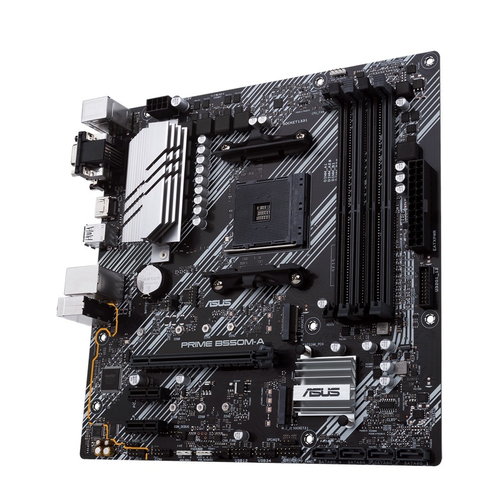 Материнская плата Asus PRIME B550M-A Micro-ATX, AMD AM4 - миниатюра 3