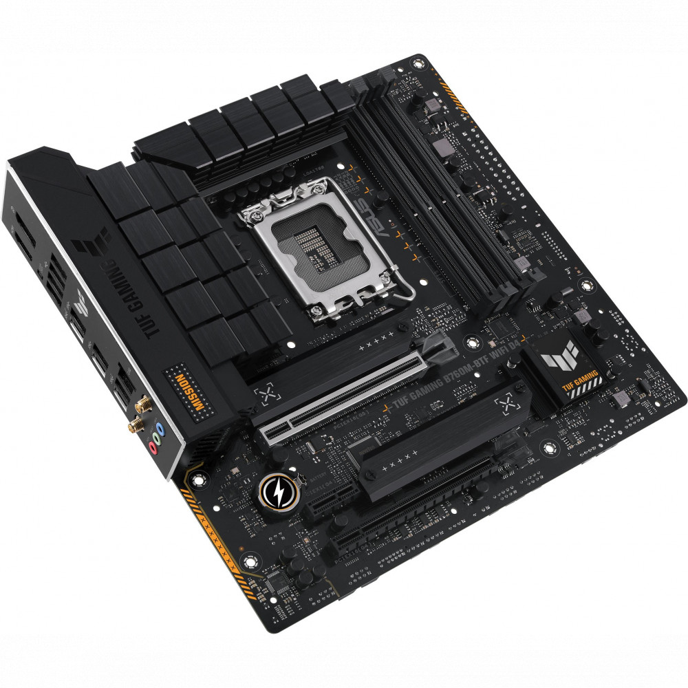Материнская плата Asus TUF GAMING B760M-BTF WIFI D4 Micro-ATX, LGA 1700 - миниатюра 4