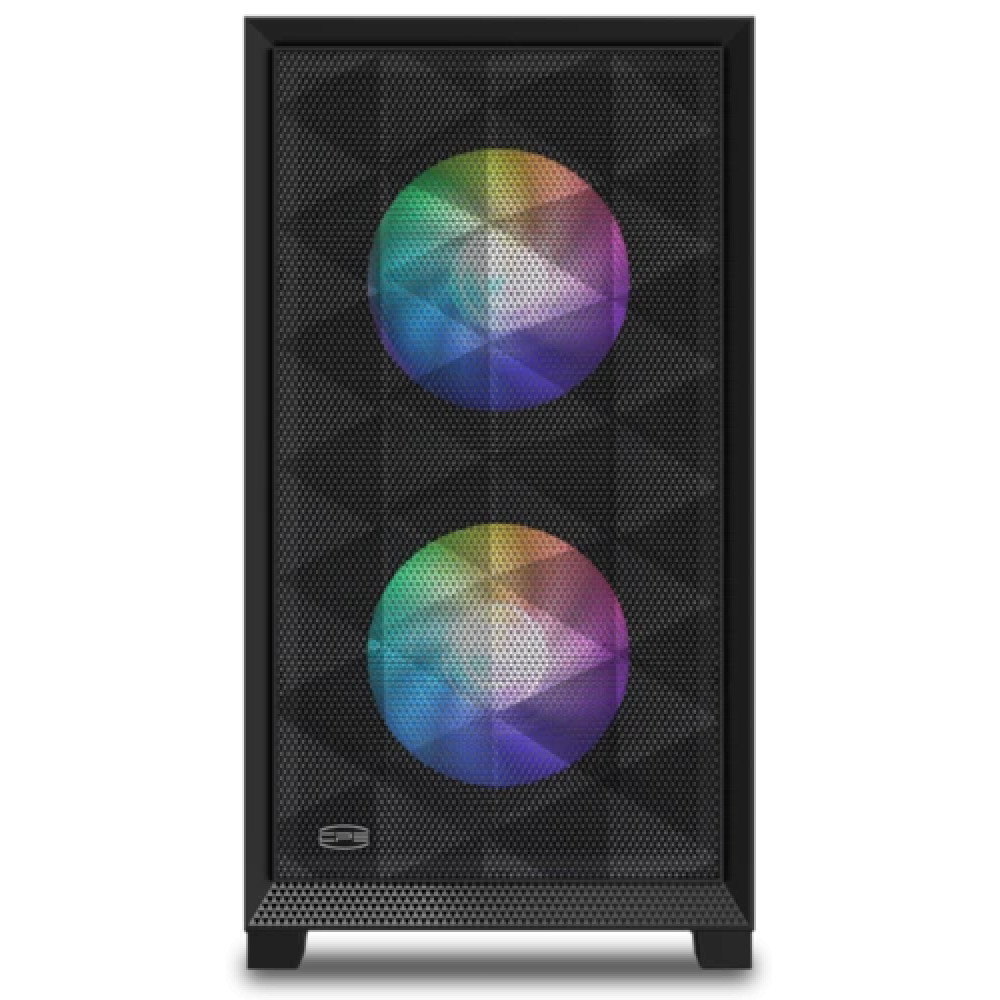 Корпус PCcooler C3D310 BK ARGB Black Mini-Tower - миниатюра 2