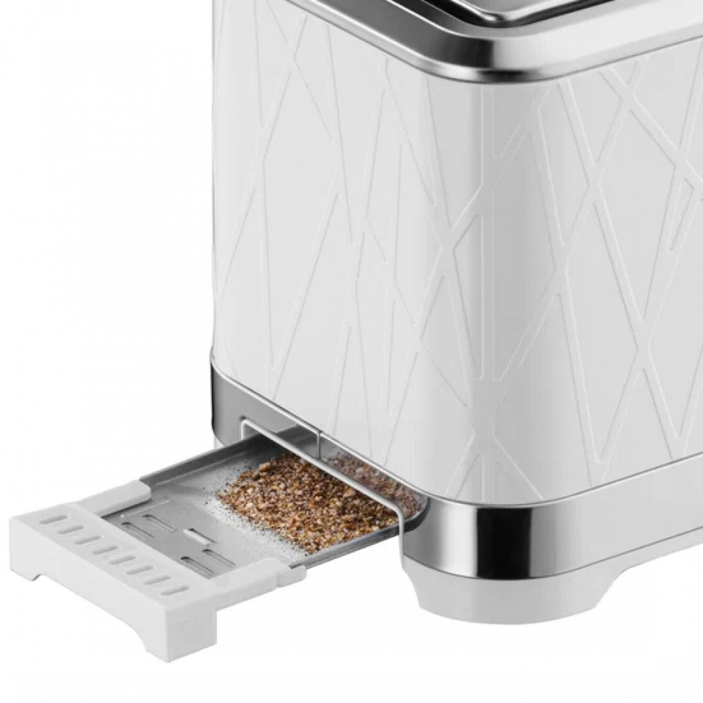 Тостер Russell Hobbs Structure 2S Toaster White 23957036002 1050 Вт - миниатюра 3