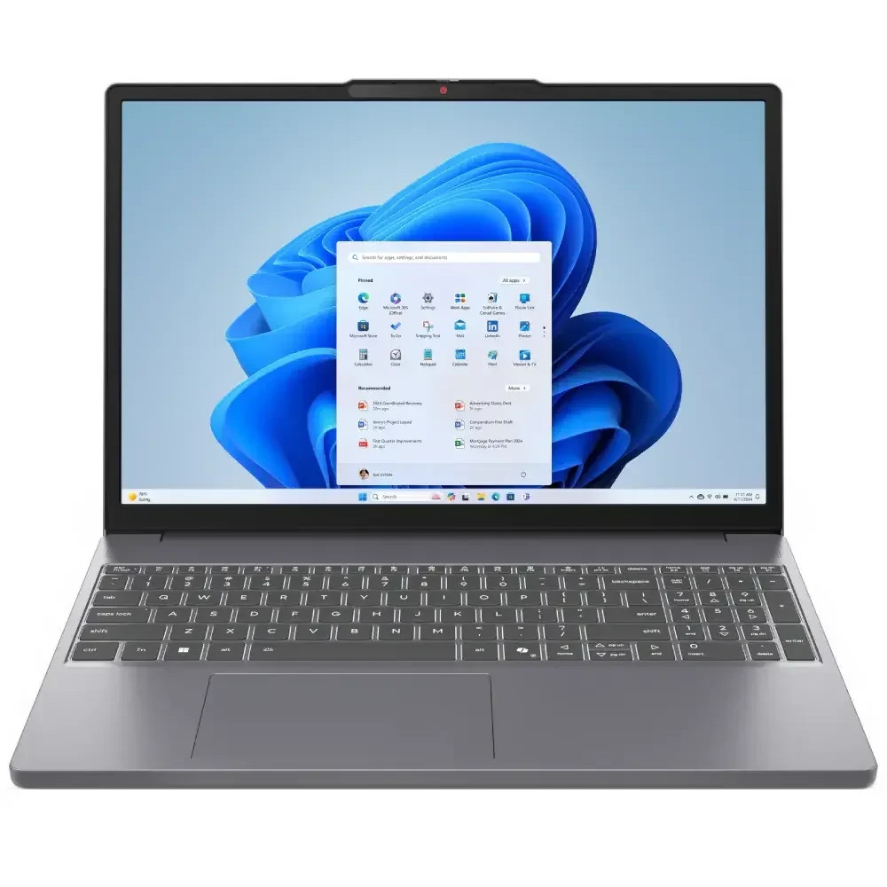 Ноутбук Lenovo Slim 3 16IRH10R Luna Grey 83K50006RK 16 ", FHD 1920x1080 (16:9), Intel, Core 5, 16 Гб, 1 ТБ, Intel Graphics - миниатюра 2