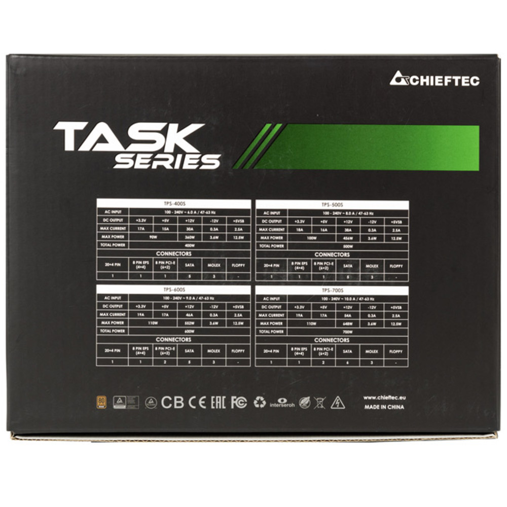 Блок питания Chieftec TPS-700S 700 Вт - миниатюра 8