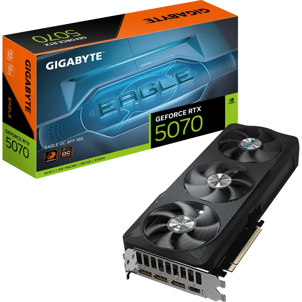 Видеокарта Gigabyte RTX5070 EAGLE OC SFF 12G GV-N5070EAGLE OC-12GD 12 ГБ — фото товара