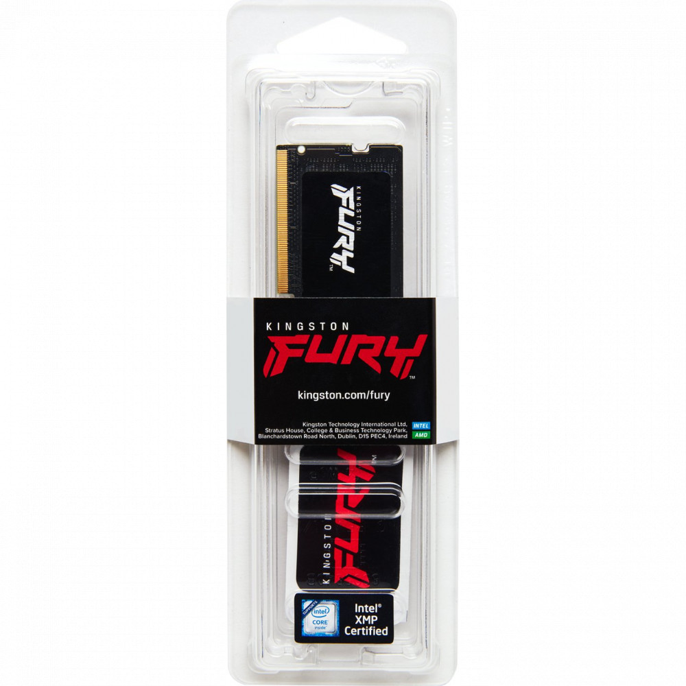 ОЗУ Kingston Fury Impact KF564S38IB-16 SO-DIMM, DDR5, 16 Гб, 6400 МГц - миниатюра 3