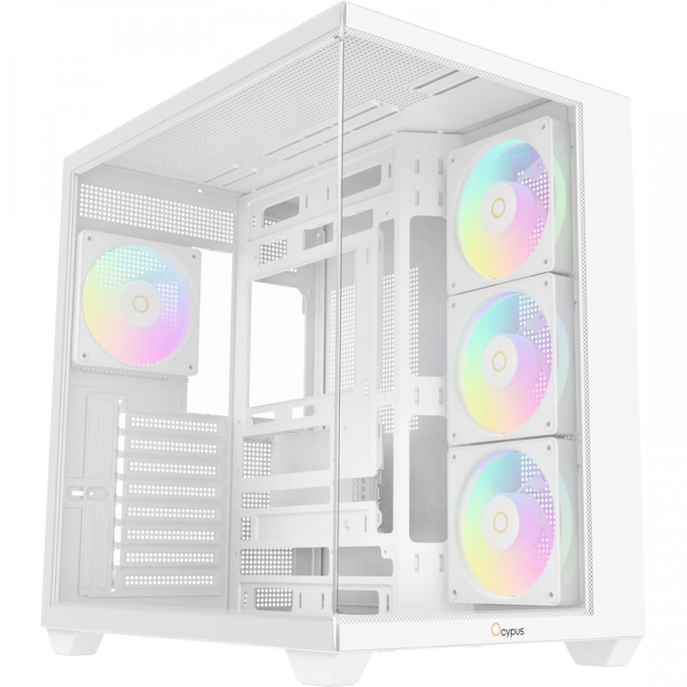 Корпус Ocypus Gamma C74 ARGB Gamma-C74-WHD400XX-GL Mid-Tower — фото товара
