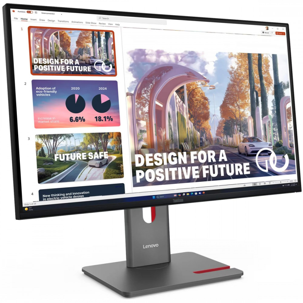 Монитор Lenovo ThinkVision P27QD-40 64B3GAT2EU 27 ", IPS, Quad HD 2560x1440 (16:9), 120 Гц - миниатюра 2