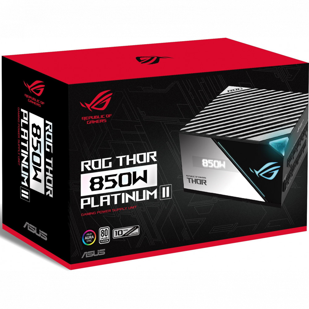 Блок питания Asus ROG Thor Platinum II 90YE00L2-B0NA00 850 Вт - миниатюра 14