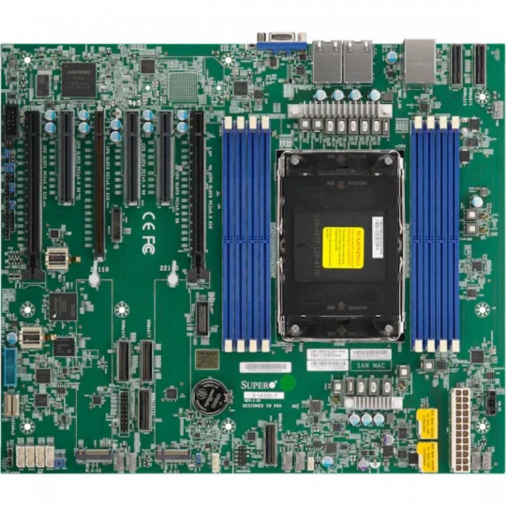 Материнская плата Supermicro MBD-X14SBI-F-O ATX, LGA 4710 — фото товара