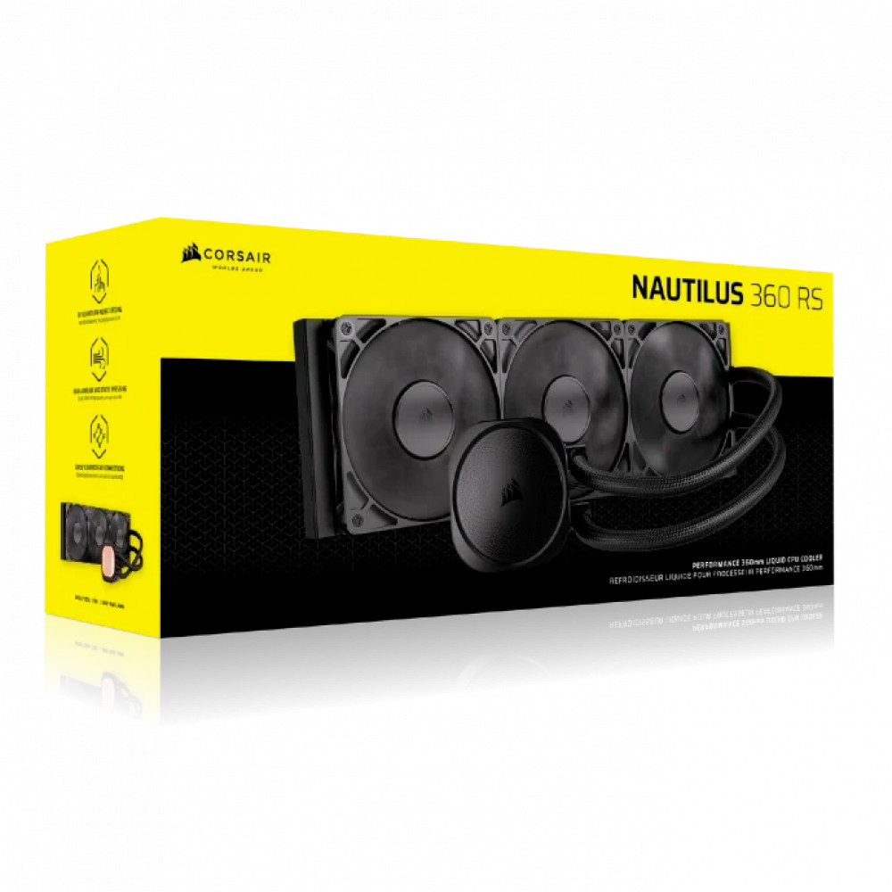 Система охлаждения Corsair NAUTILUS 360 Black CW-9060089-WW Для процессора - миниатюра 5