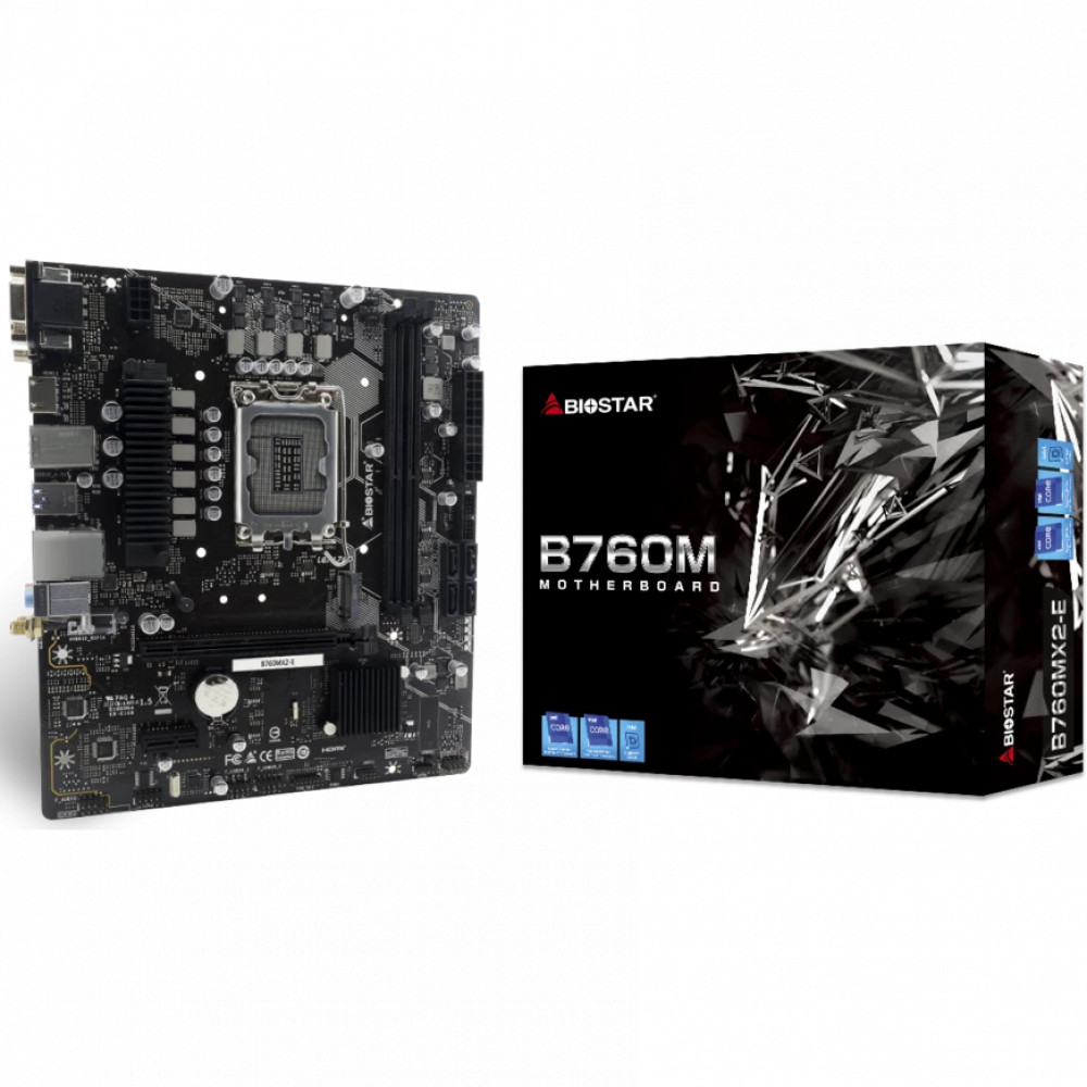 Материнская плата BIOSTAR B760MX2-E Micro-ATX, LGA 1700 - миниатюра 4