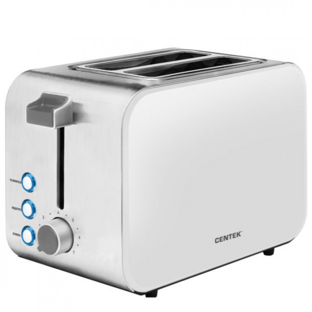 Тостер Centek CT-1422 CT-1422 WHITE 850 Вт — фото товара