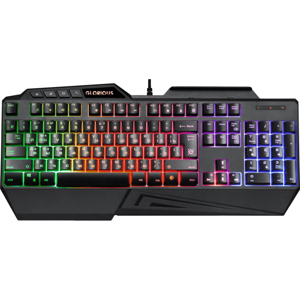 Клавиатура Defender GK-310L Glorious 45310 Проводная, USB - миниатюра 2