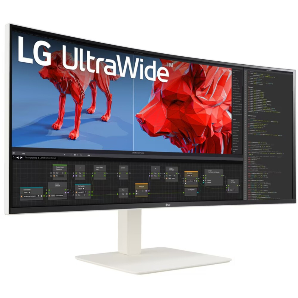 Монитор LG UltraWide 38WR85QC-W 38WR85QC-W.ARUZ 38 ", IPS, Quad HD+ 3840x1600 (12:5), 144 Гц - миниатюра 2