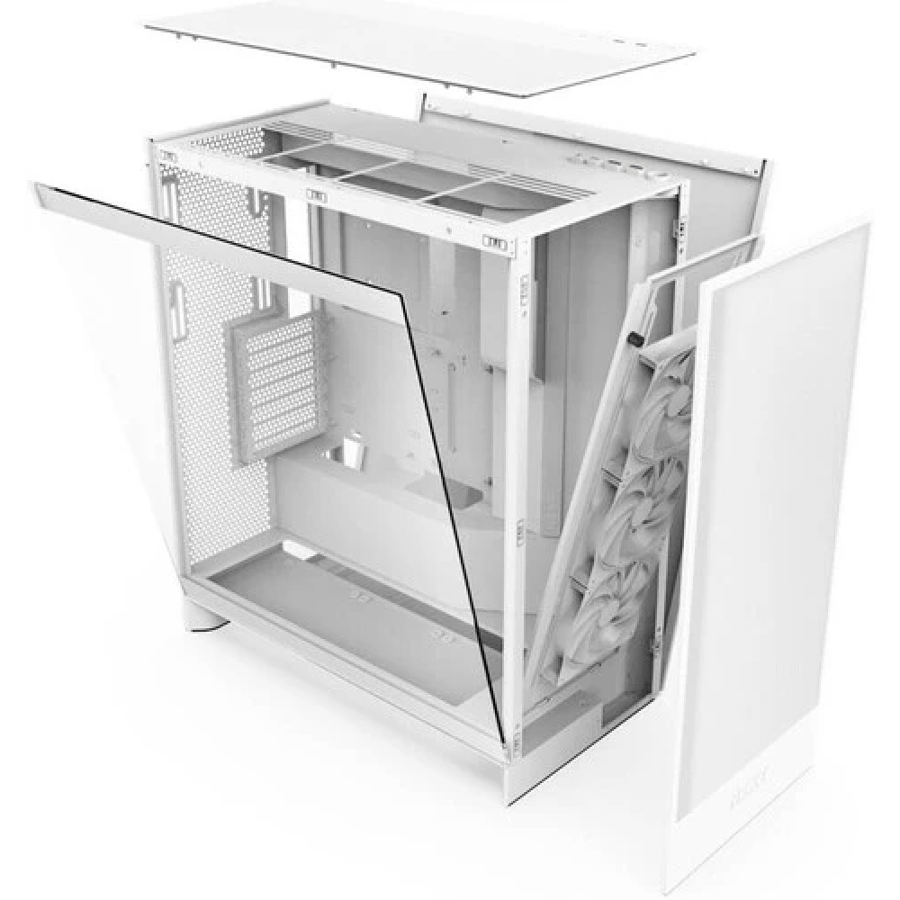 Корпус NZXT H7 Flow White CM-H72FW-01 Mid-Tower - миниатюра 5