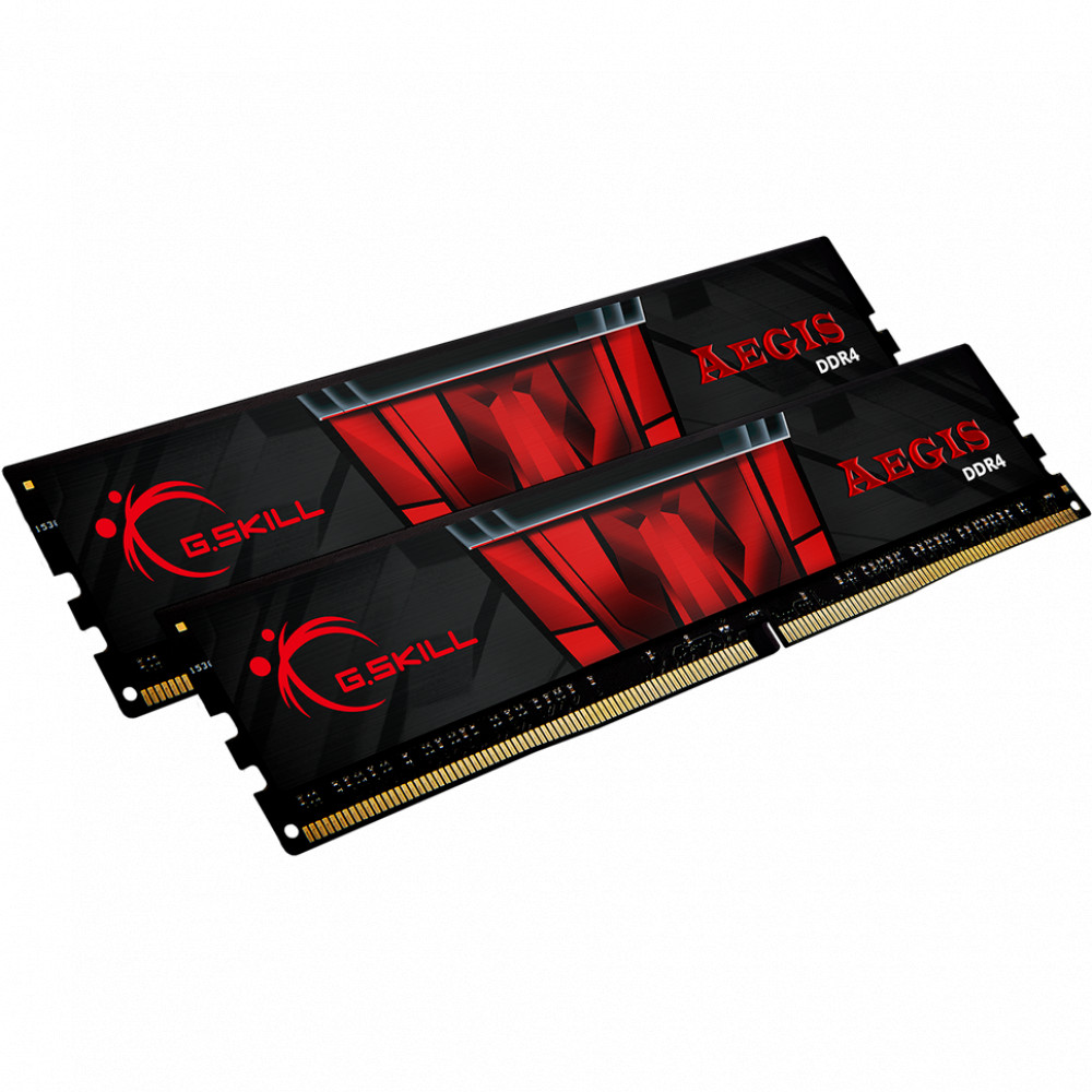 ОЗУ G.Skill Aegis F4-3200C16D-16GIS DIMM, DDR4, 16 Гб (2 х 8 Гб), 3200 МГц — фото товара