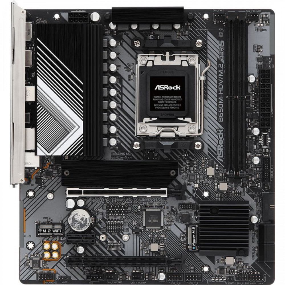 Материнская плата ASRock B650M-HDV/M.2 Micro-ATX, AMD AM5 - миниатюра 2