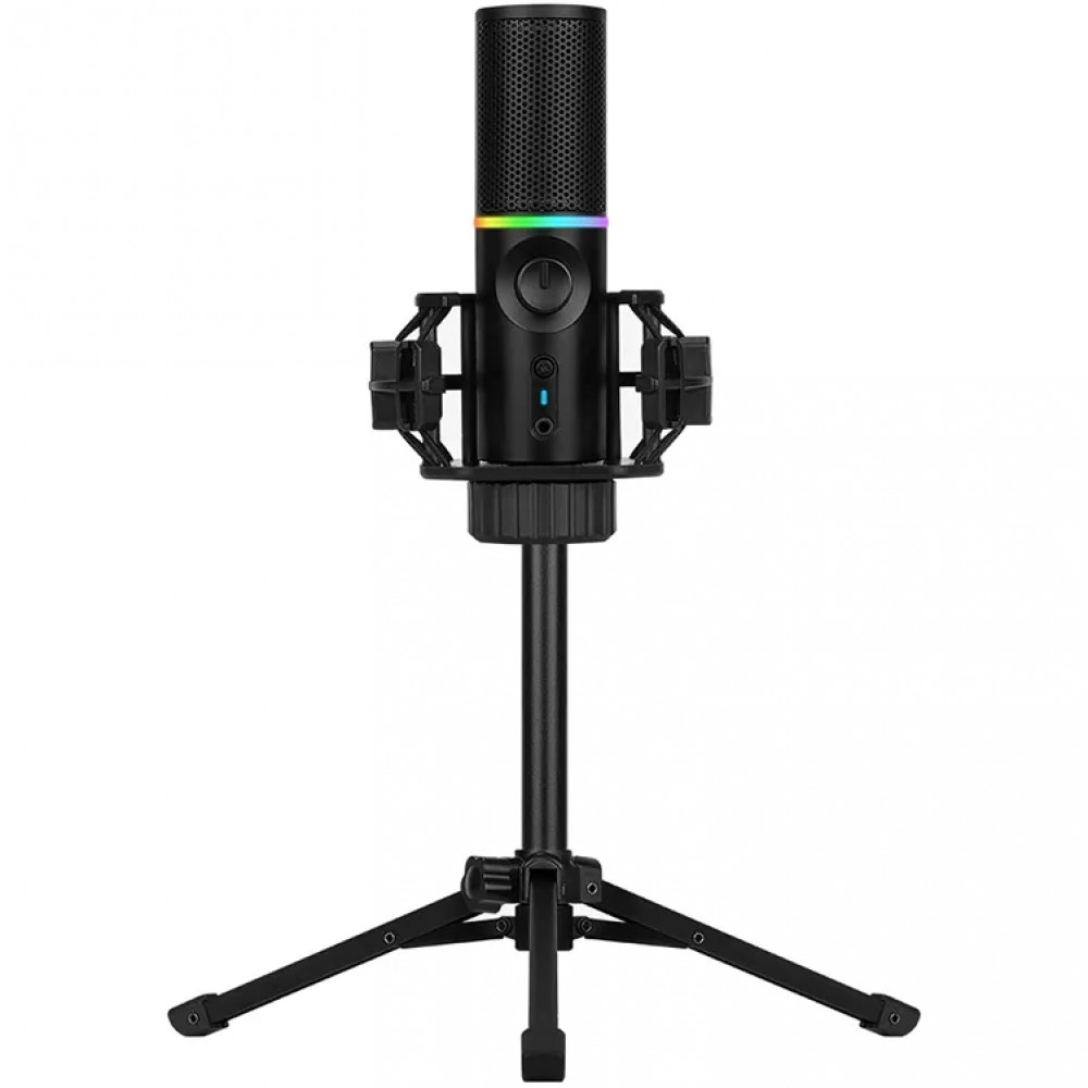 Микрофон Streamplify MIC Tripod 1.8m USB RGB Black MIC-48-RGB-TP-BK - миниатюра 2