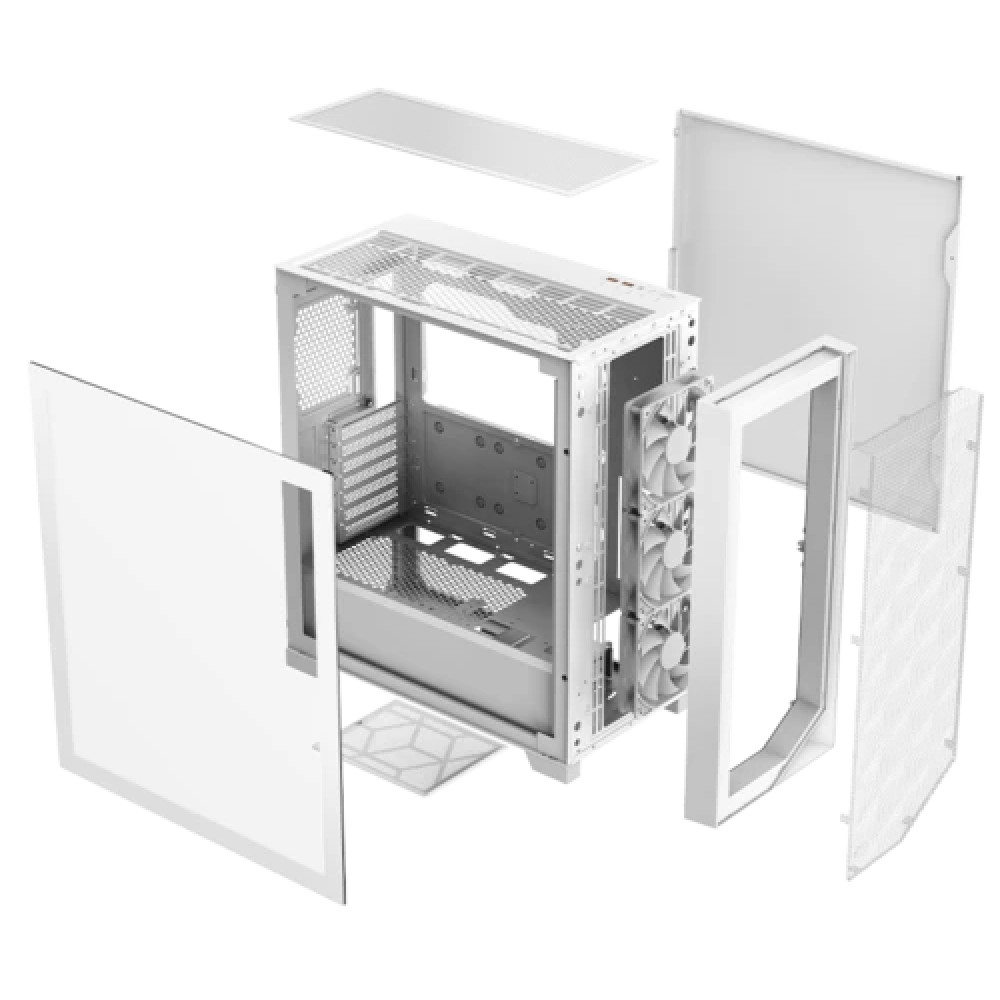 Корпус PCcooler C3D510 WH ARGB C3D510-WHP3-GL Mid-Tower - миниатюра 4