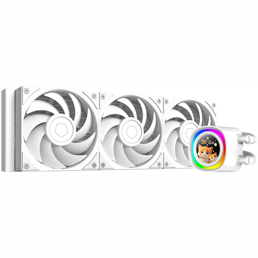 Система охлаждения ID-Cooling FX360 LCD PE WHITE Для процессора — фото товара