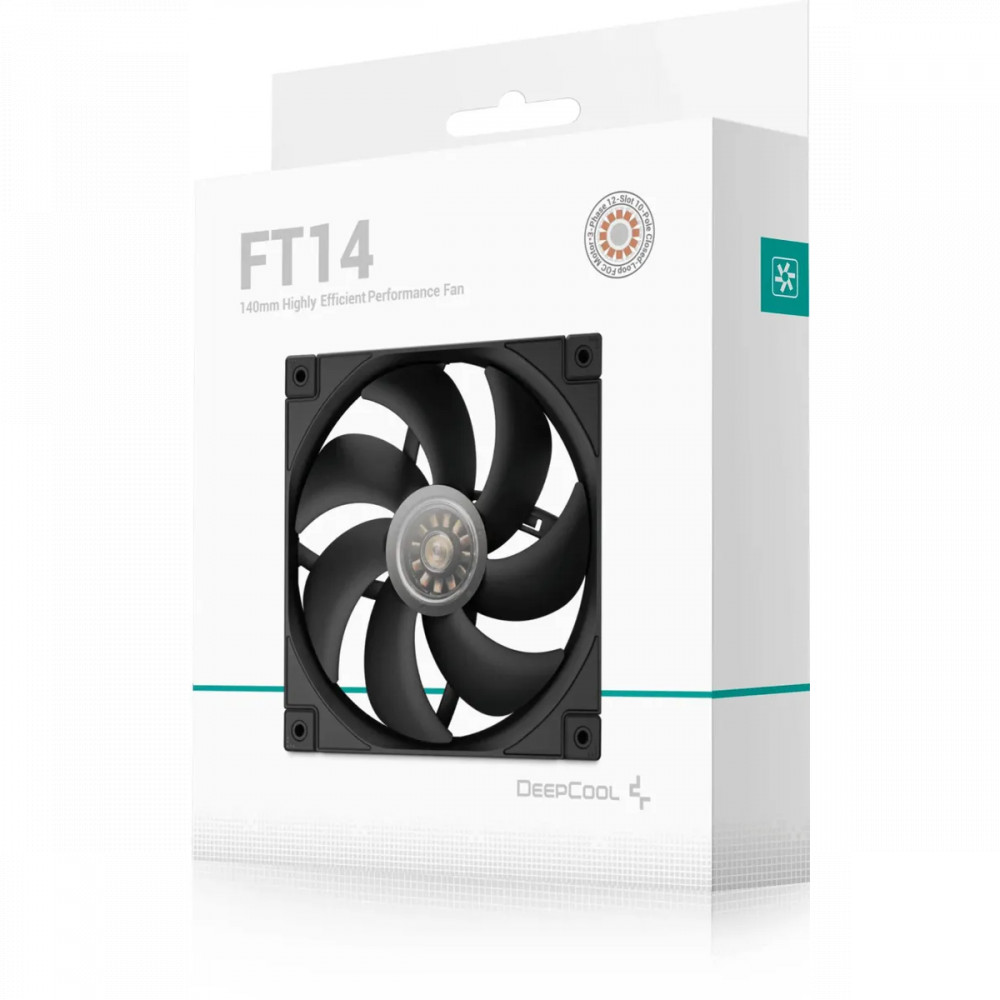 Система охлаждения Deepcool FT14 140х140x25 черный R-FT14-BKWPN1-G Для системного блока - миниатюра 4