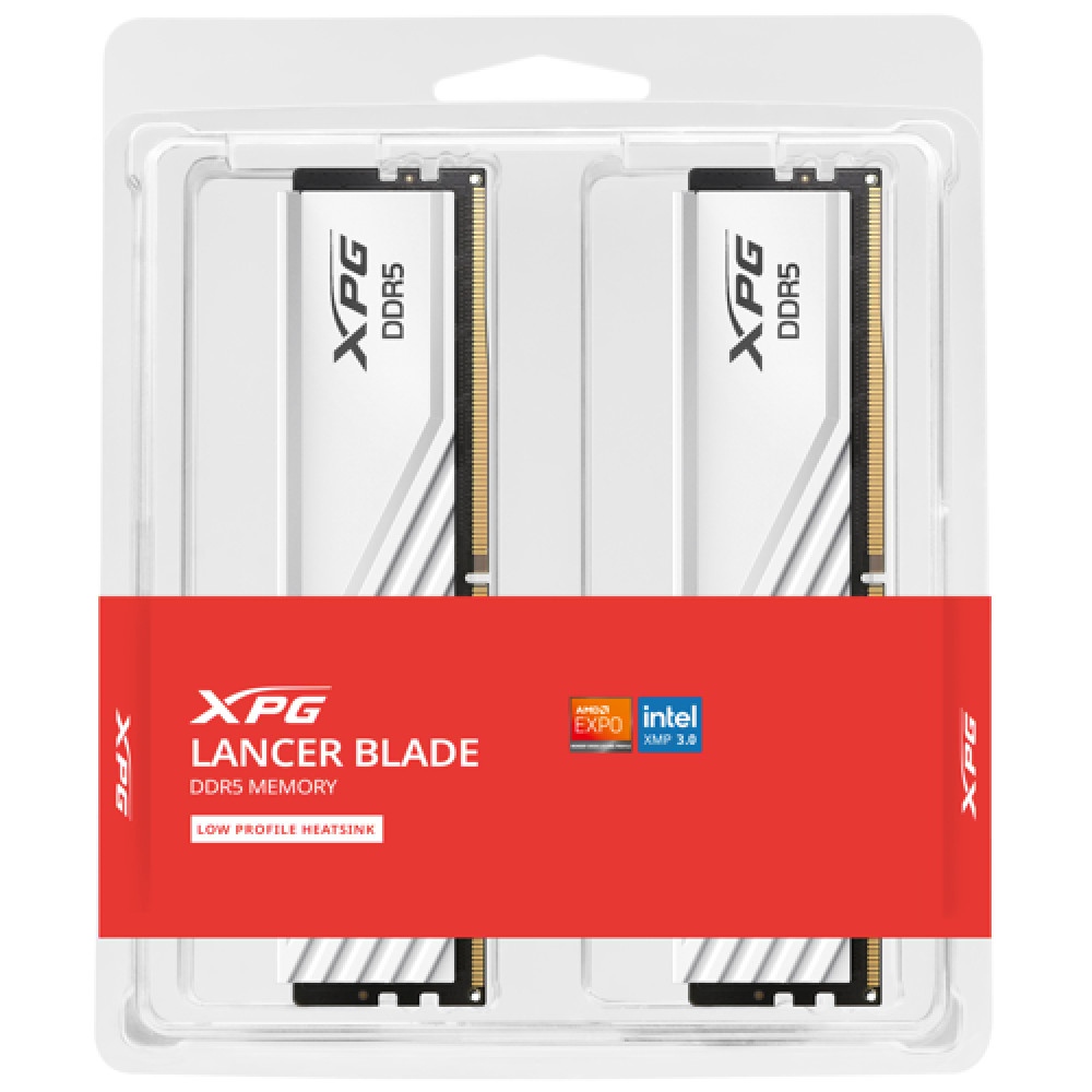 ОЗУ ADATA XPG Lancer Blade AX5U6400C3216G-DTLABWH DIMM, DDR5, 32 Гб (2 х 16 Гб), 6400 МГц - миниатюра 3