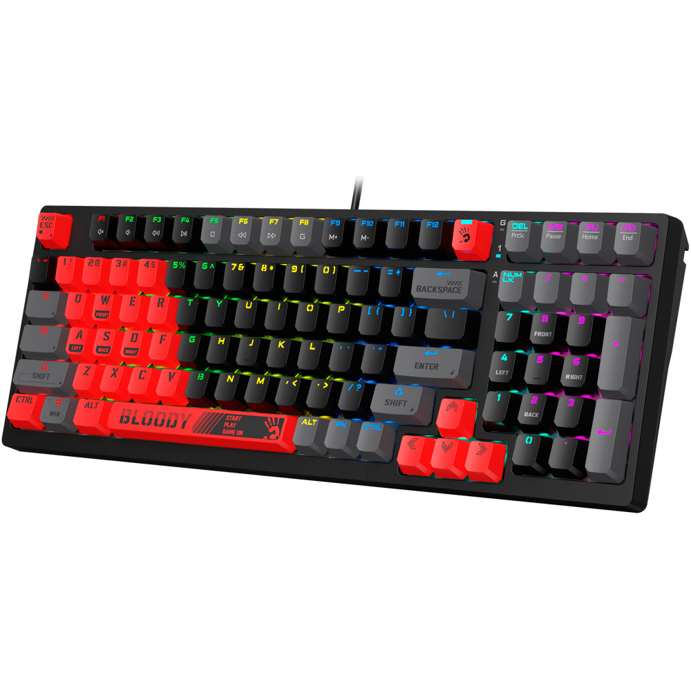 Клавиатура A4Tech Bloody S98 Sports Red SPORTS RED Проводная, USB - миниатюра 3
