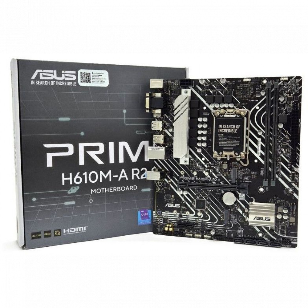 Материнская плата Asus PRIME H610M-A R2.0 90MB1MJ0-M0EAY0 Micro-ATX, LGA 1700 - миниатюра 2