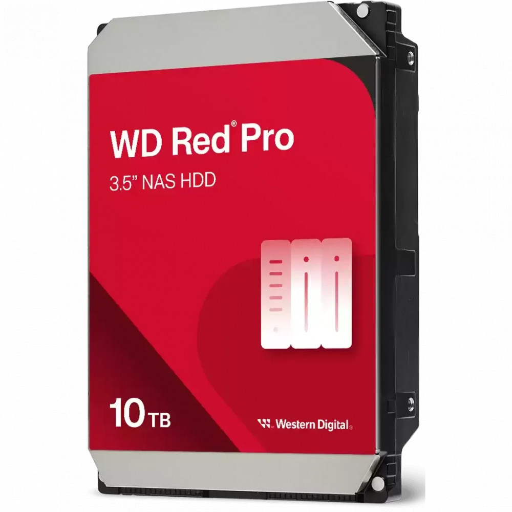 Жесткий диск Western Digital 10Tb SATA-III WD Red Pro (WD103KFBX) HDD (классические), 10 ТБ, 3.5 дюйма, SATA — фото товара