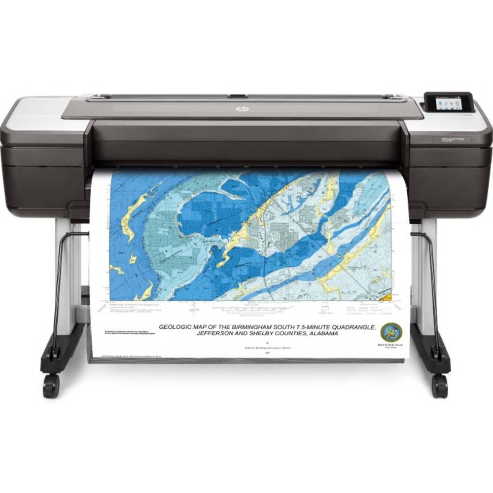 Плоттер HP DesignJet T1700dr PostScript Printer W6B56A Цветной, Струйная, A0+ (44 дюйма) (1118), 44" - миниатюра 2