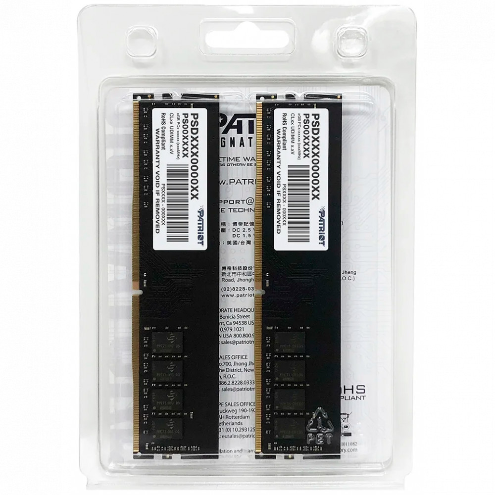 ОЗУ Patriot Signature PSD416G3200K DIMM, DDR4, 16 Гб (2 х 8 Гб), 3200 МГц - миниатюра 5