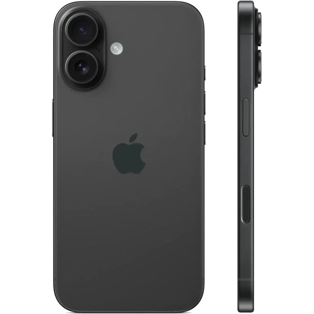 Смартфон Apple iPhone 16 128Gb Black MYE73HN/A 128 Гб, 8 Гб - миниатюра 2