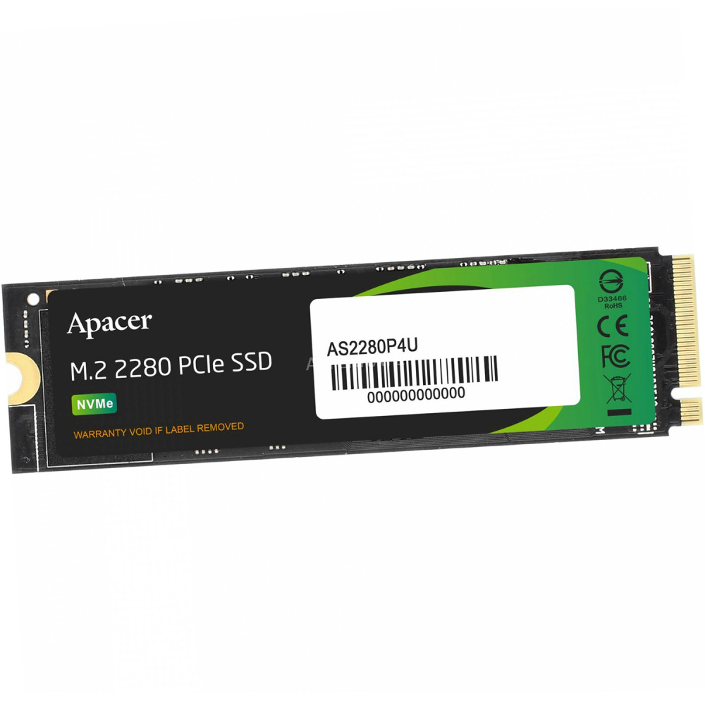 Жесткий диск Apacer AS2280P4U AP512GAS2280P4U-1 SSD (твердотельные), 512 ГБ, M.2 — фото товара