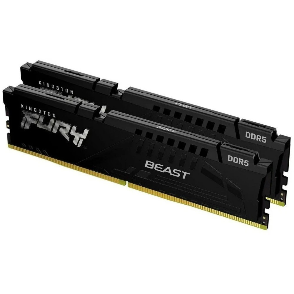 ОЗУ Kingston Fury Beast KF556C40BB2K2-64 DIMM, DDR5, 64 Гб (2 х 32 Гб), 5600 МГц — фото товара