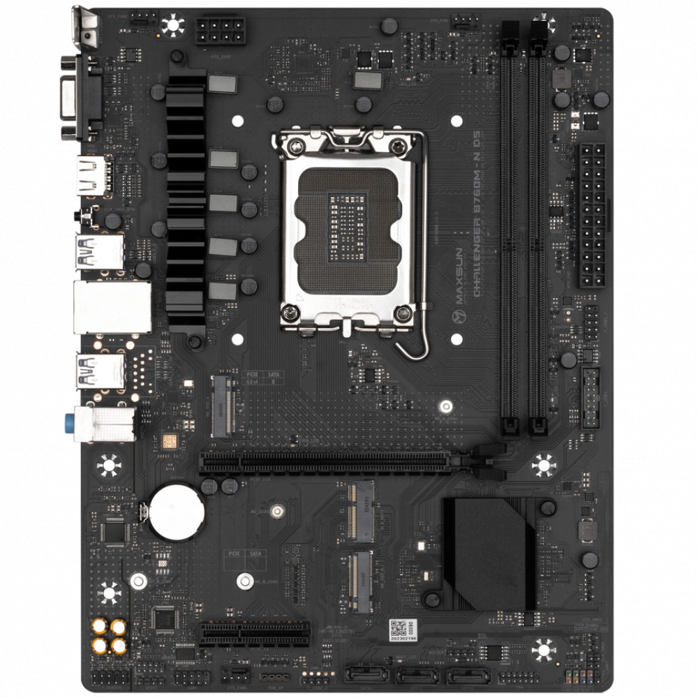 Материнская плата Maxsun Challenger B760M-N D5 MS-Chall_760nd5 Micro-ATX, LGA 1700 - миниатюра 2