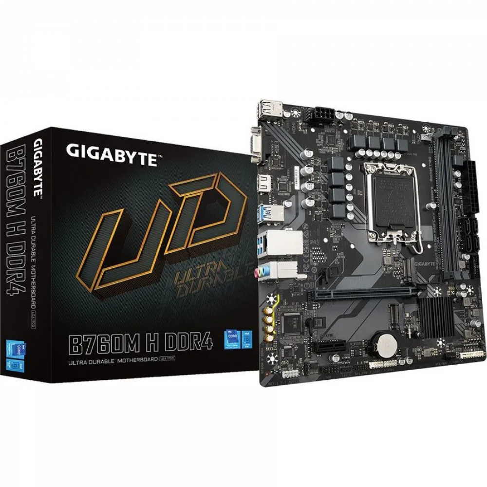 Материнская плата Gigabyte B760M H DDR4 Micro-ATX, LGA 1700 - миниатюра 5