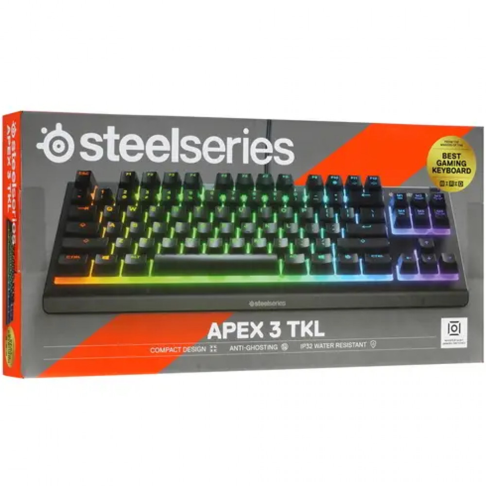 Клавиатура SteelSeries Apex 3 TKL 64831 Проводная, USB - миниатюра 7