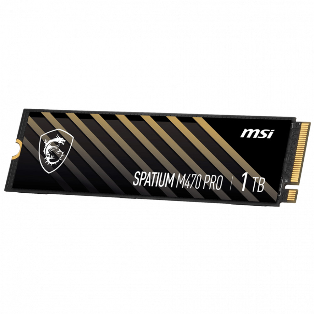 Жесткий диск MSI SPATIUM M470 PRO PCIE4.0 NVME M.2 1TB SSD (твердотельные), 1 ТБ, M.2, PCIe - миниатюра 2