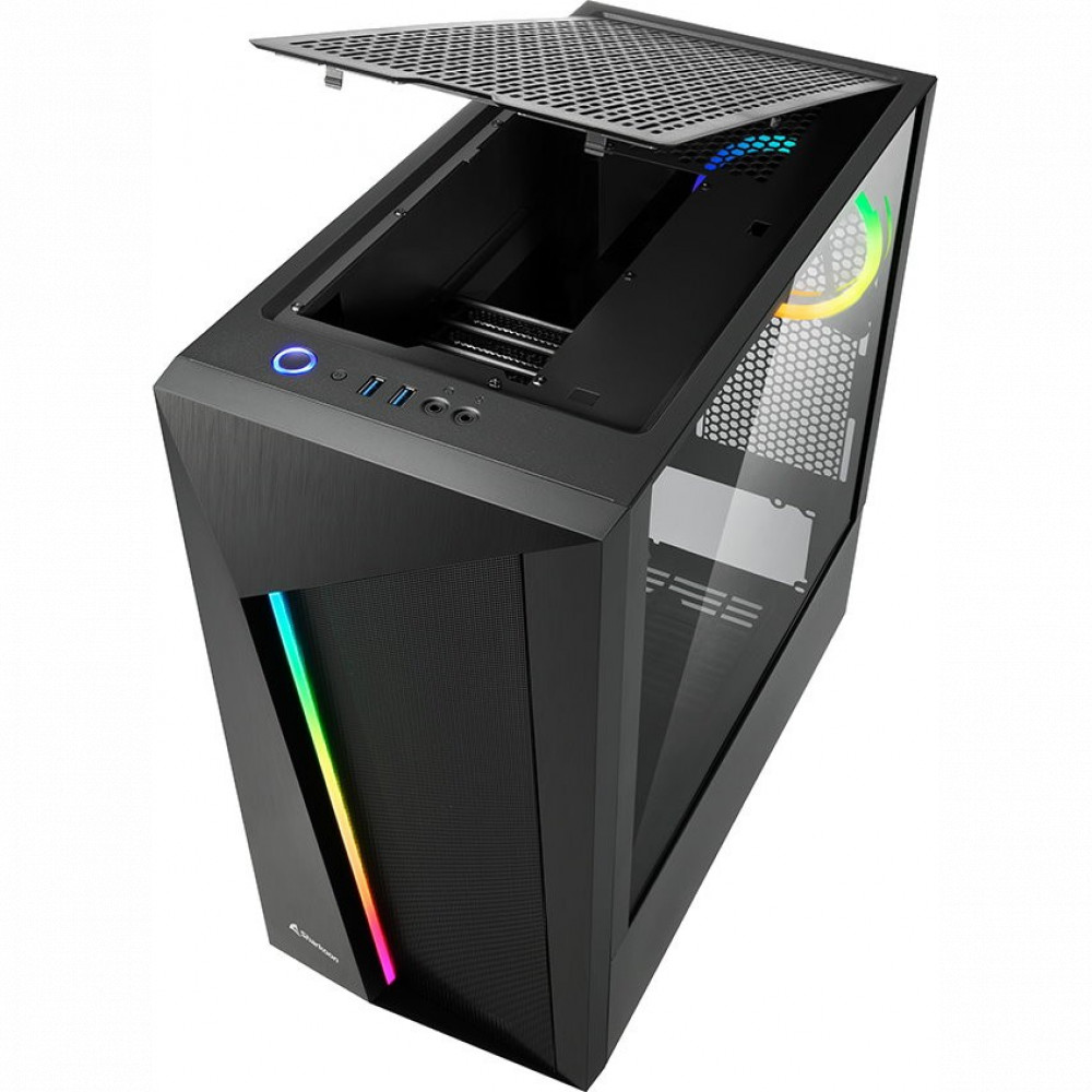 Корпус Sharkoon REV100 RGB Mid-Tower - миниатюра 4