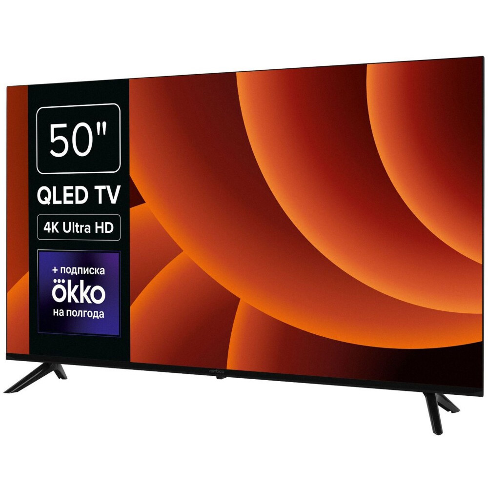 Телевизор Rombica 50MT-UDG54G 50 ", Smart TV, Черный - миниатюра 2