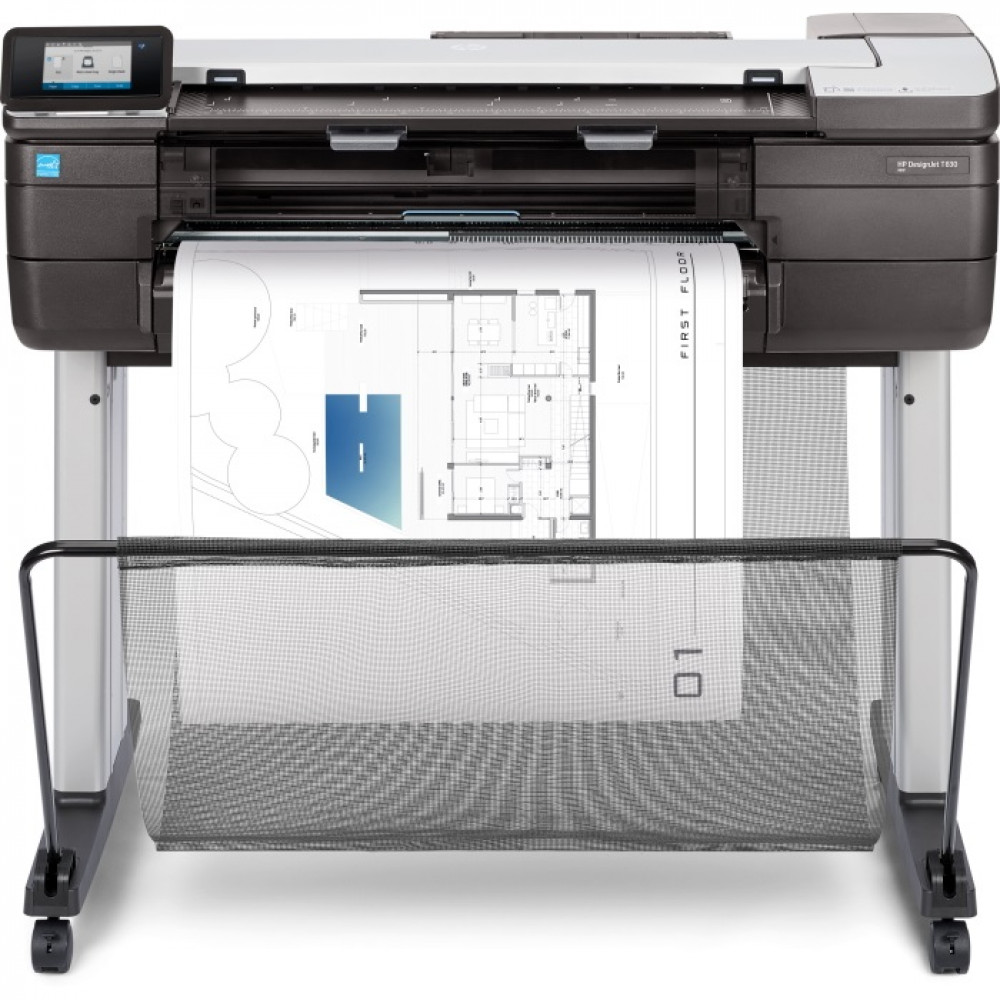 Плоттер HP DesignJetT830 MFP F9A28D#B19 Цветной, Струйная, A1+ (24 дюйма) (610), 24" - миниатюра 2