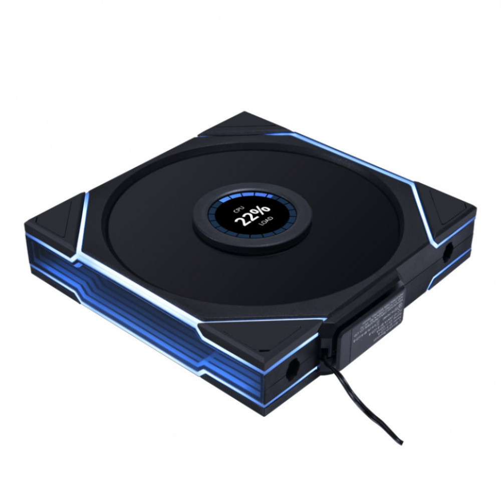 Система охлаждения Lian Li UNI FAN TL WIRELESS LCD 140 REVERSE BLADE G99.14RTLLCD1W1B.00 Для системного блока — фото товара