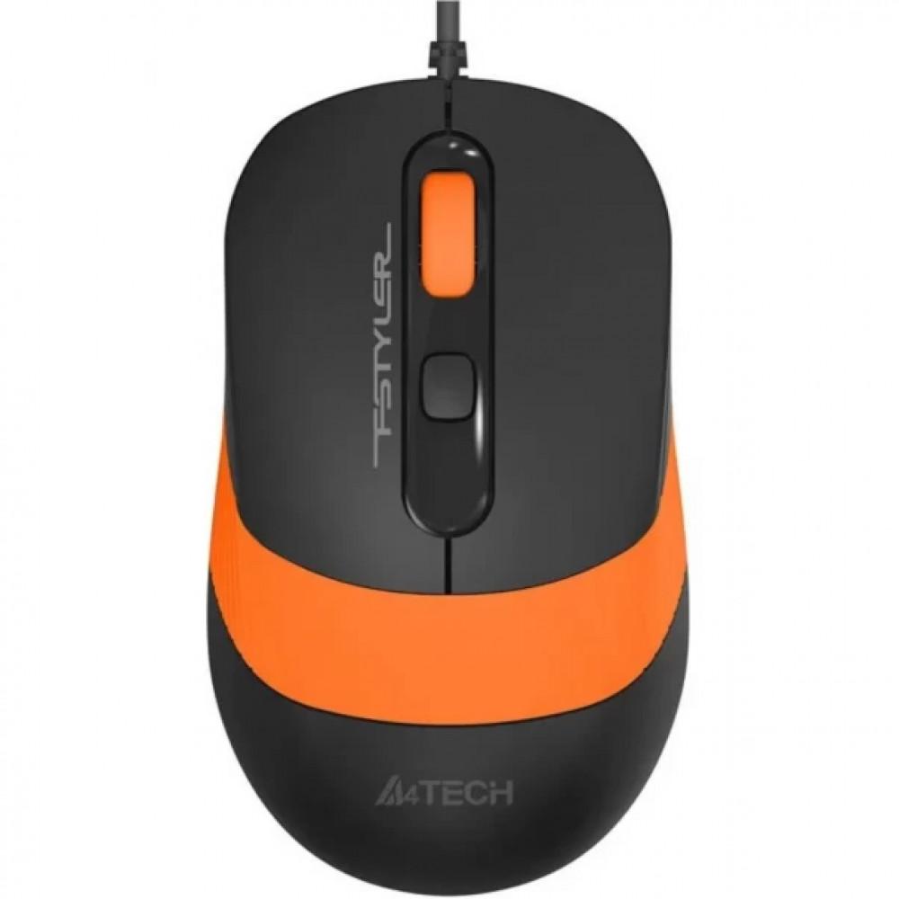 Мышь A4Tech FM10S USB ORANGE Бюджетные, Проводная — фото товара